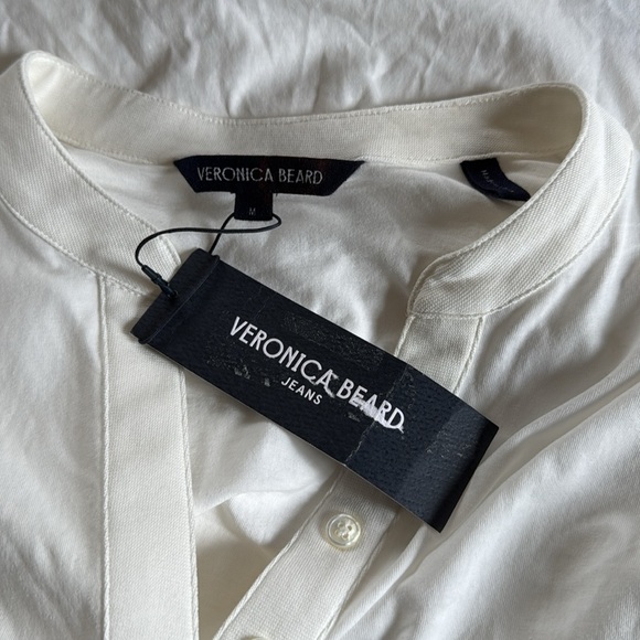 NWT Veronica Beard Coralee Eyelet Puff-Sleeve Top - Picture 5 of 7